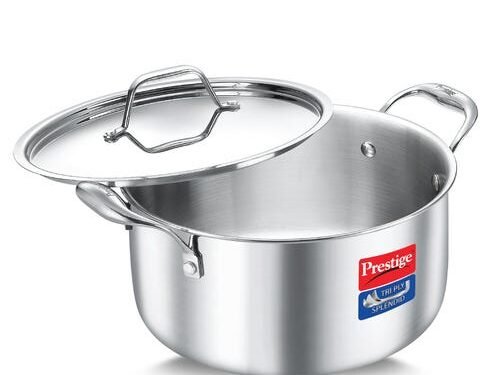 PRESTIGE TRIPLY SPLENDID COOKWARE CASSEROLE WITH LID 18CM