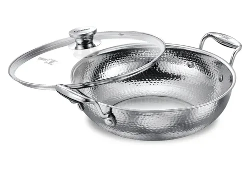 PRESTIGE TRIPLY HAMMERED COOKWARE KADAI 24CM