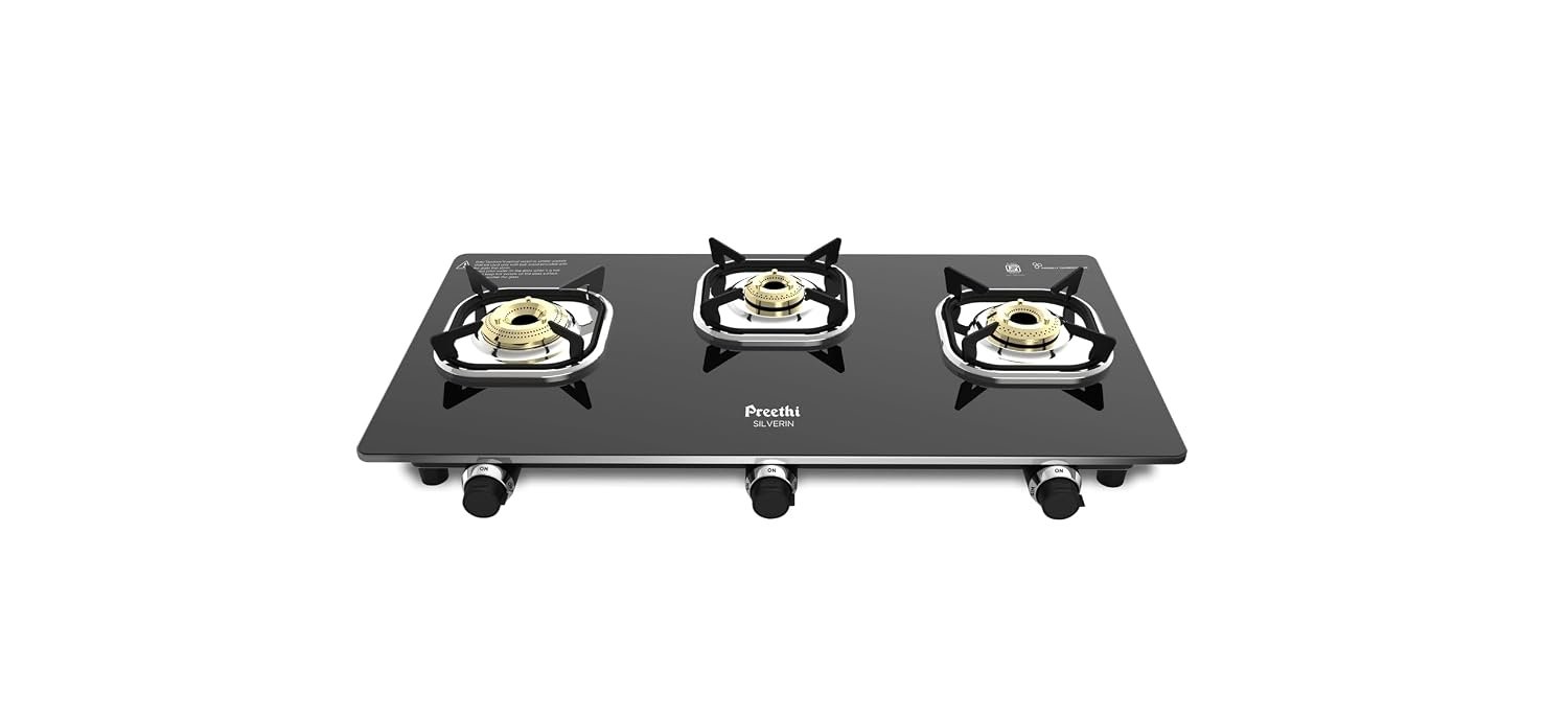 PREETHI GAS STOVE SILVERIN 3B