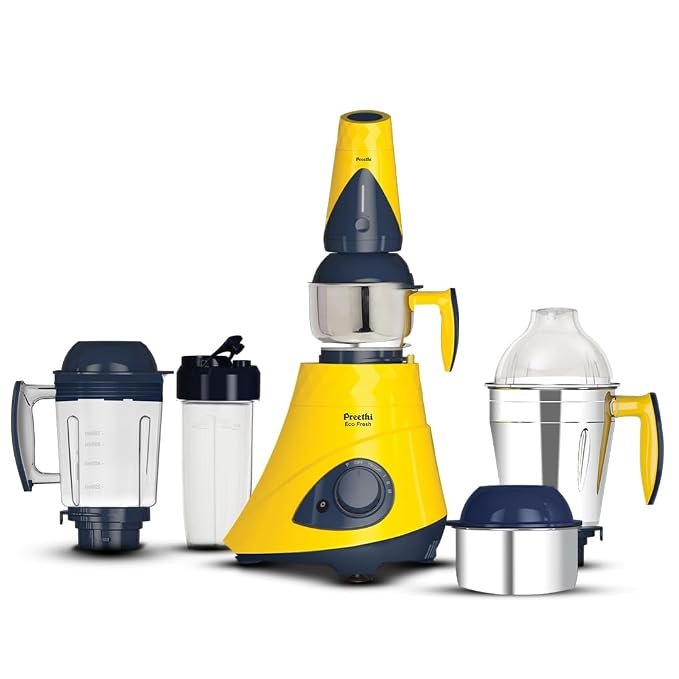 PREETHI MIXER GRINDER ECO FRESH YELLOW