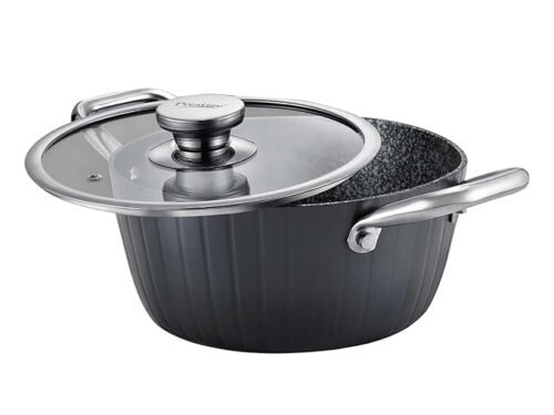 PRESTIGE HARD ANODISED COOKWARE WITHOUT INDUCTION BASE CASSEROLE 20CM