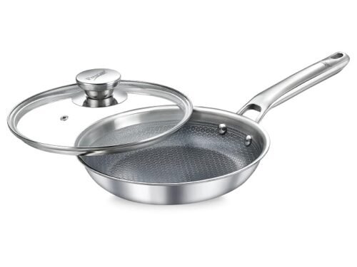 PRESTIGE TRIPLY HEXAMAGIC CERAMIC COOKWARE FRY PAN 20CM WITH GLASS LID