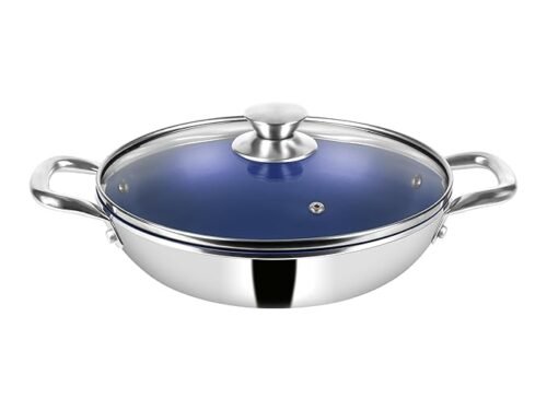 PIGEON CERRASTEEL SS CLAD CERAMIC FRY PAN 240