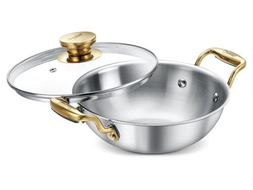PRESTIGE TRIPLY AURUM COOKWARE KADAI 24CM
