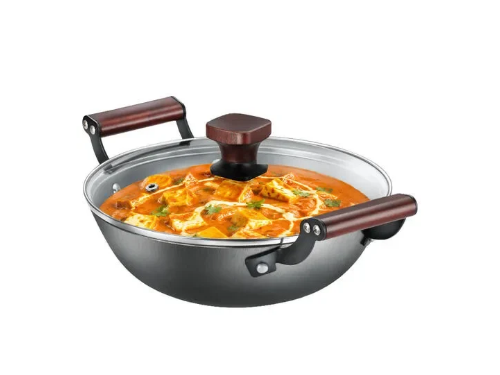 PRESTIGE LIGHT WEIGHT CAST IRON COOKWARE KADAI 24CM NITRIDE