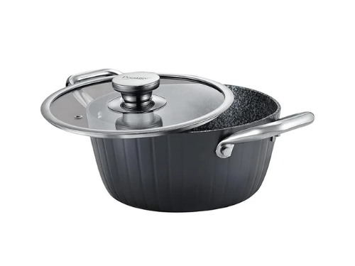 PRESTIGE HARD ANODISED COOKWARE WITHOUT INDUCTION BASE CASSEROLE 20CM