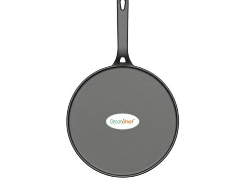 GREENCHEF CAST IRON COOKWARE ZESTO DOSA TAWA 280MM