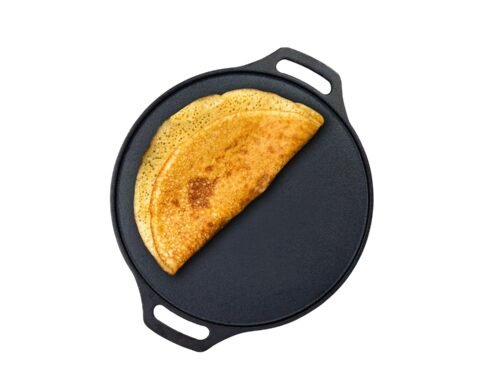 GREENCHEF CAST IRON COOKWARE ZESTO DOSA TAWA 300MM