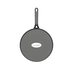 GREENCHEF CAST IRON COOKWARE CLAVI LIGHTWEIGHT FLAT TAWA 280MM