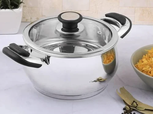 GREENCHEF TRIPLY COOKEARES FUSION BELLY HANDI W/G 22CM