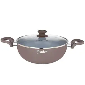 PRESTIGE CERAGLIDE DUO COOKWARE DEEP KADAI 24CM