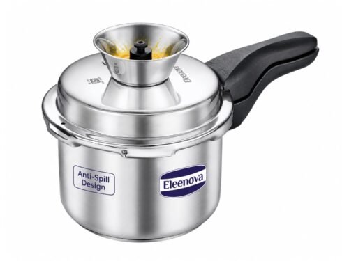 ELEENOVA PRESSURE COOKER STAINLESS STEEL COOKER 3 LTR