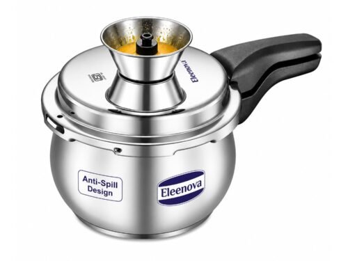 ELEENOVA PRESSURE COOKER STAINLESS STEEL HANDI 3LTR