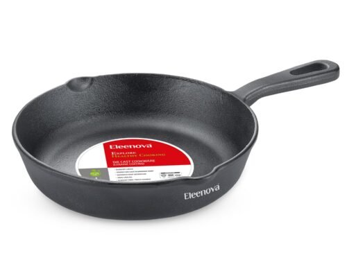 ELEENOVA CAST IRON FRY PAN 200MM