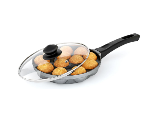 PRESTIGE OMEGA SELECT PLUS COOKWARE PANIYARAKKAL WITH LID 12 PITS 20CM