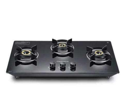 ELEENOVA GAS STOVE MAGNUS LPG 3 BURNER AUTO IGNITION
