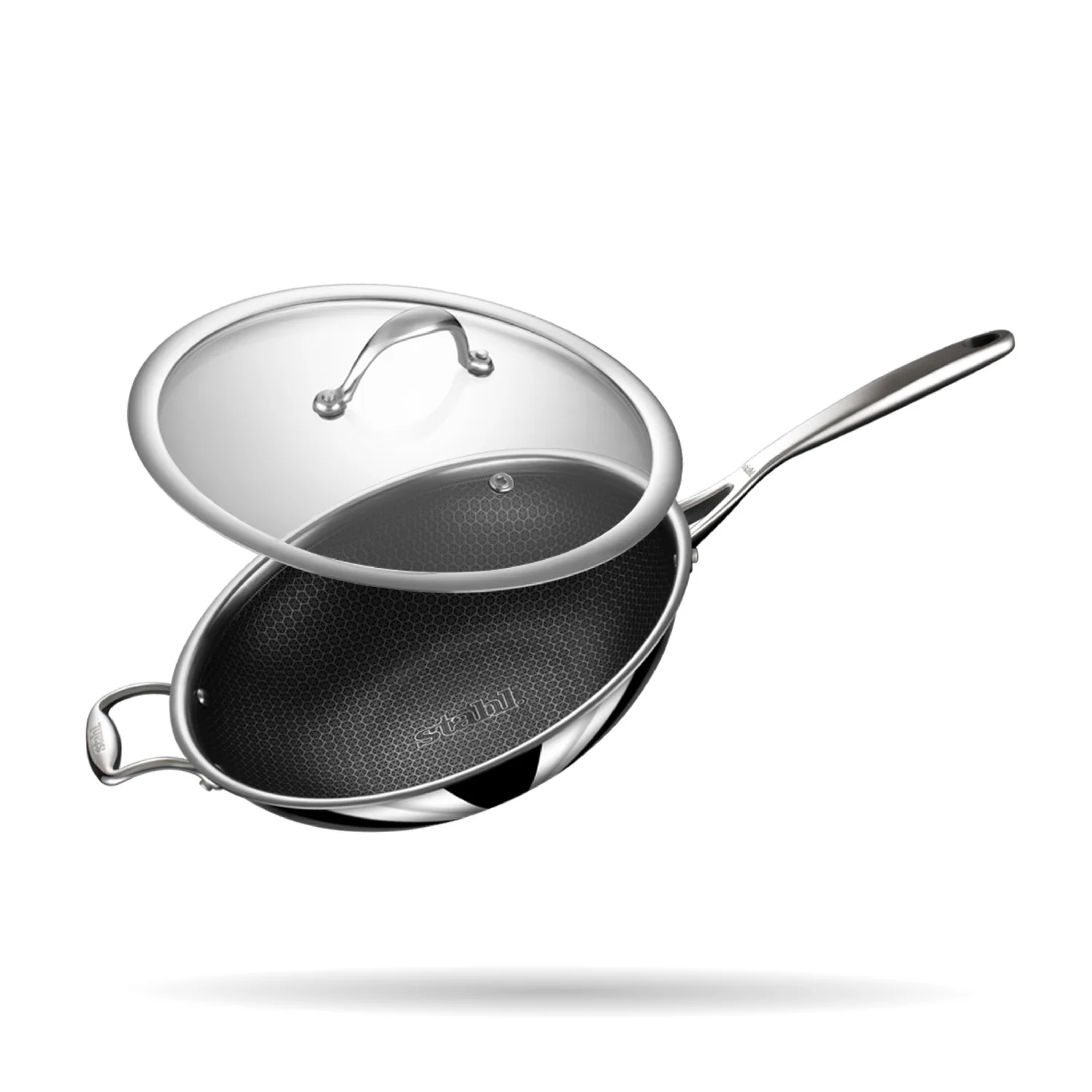 STAHL DEEP FRYPAN ARTISAN HYBRID HEXARIDGE 26CM