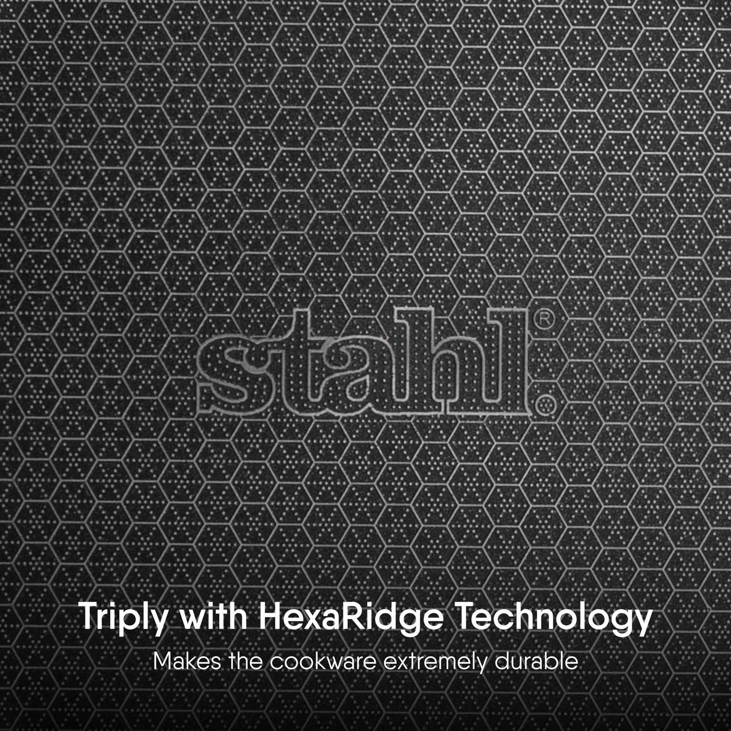 STAHL DEEP FRYPAN ARTISAN HYBRID HEXARIDGE 26CM - Image 2