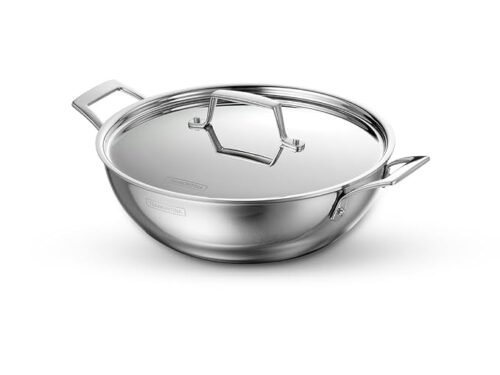 TRAMONTINA AEION KADAI WITH SS LID 18CM