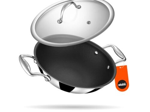 STAHL KADHAI ARTISAN SCHILD PEEK NON-STICK 24CM