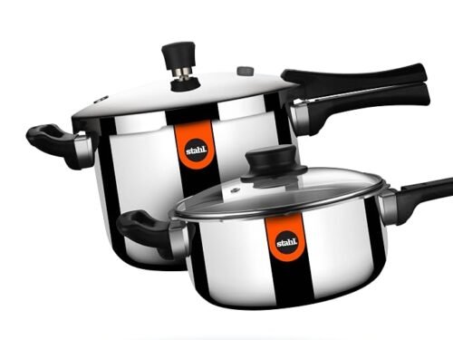STAHL PRESSURE COOKER XPRESS DUO COMBO 3L BROAD + 5L TALL