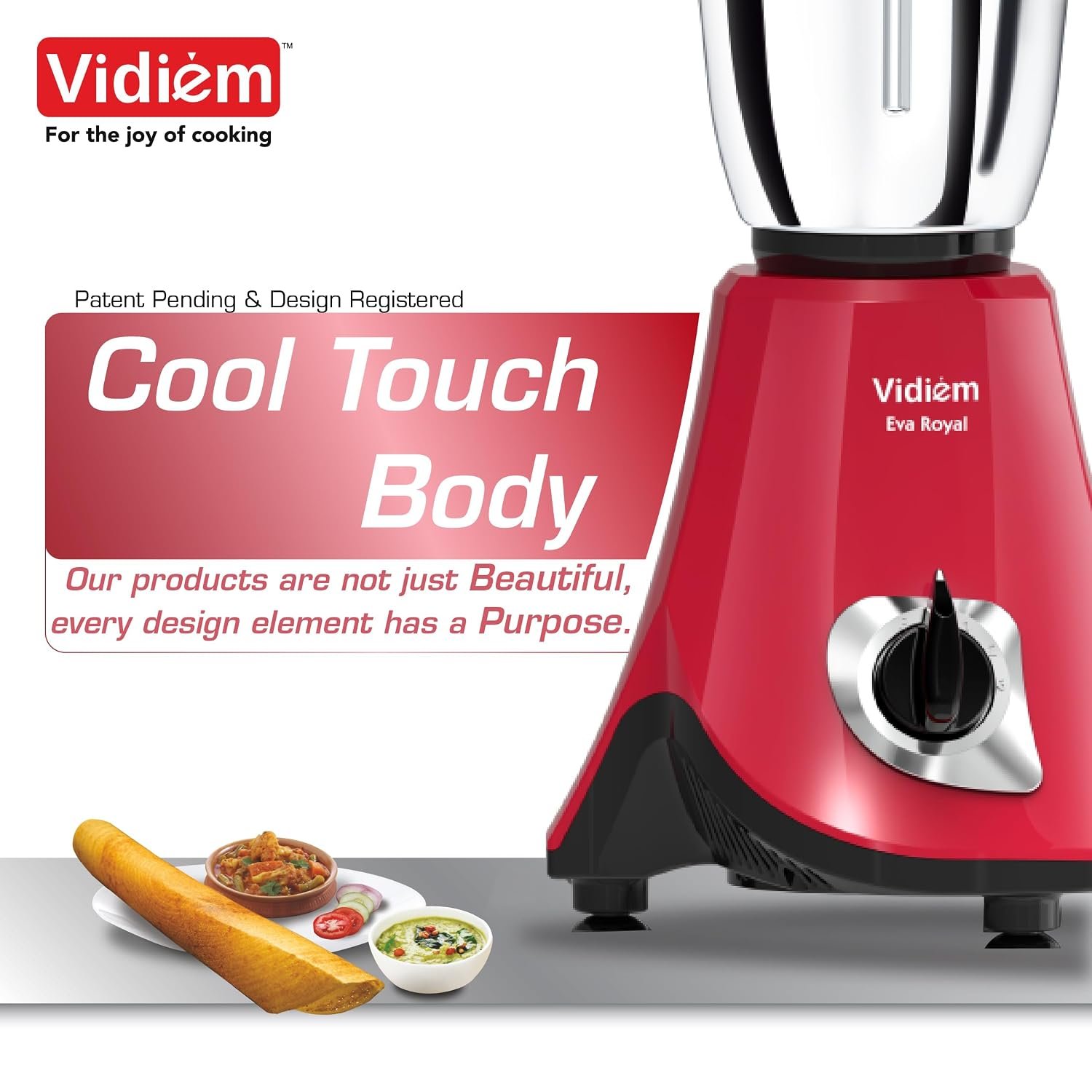 VIDIEM MIXER GRINDER EVA ROYAL 750W - Image 5