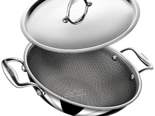 STAHL KADHAI ARTISAN HYBRID HEXARIDGE 24CM