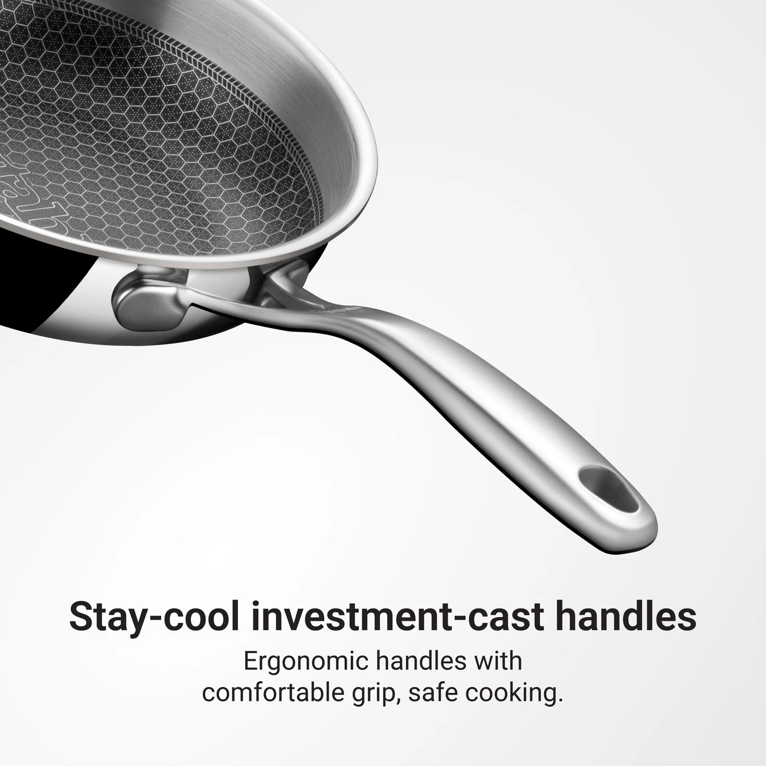 STAHL FRYPAN ARTISAN HYBRID HEXARIDGE 16CM - Image 6