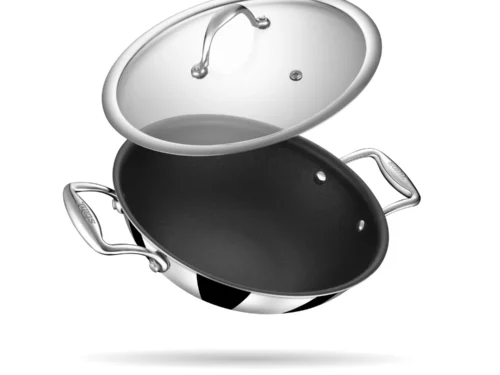 STAHL KADHAI ARTISAN SCHILD PEEK NON-STICK 22CM