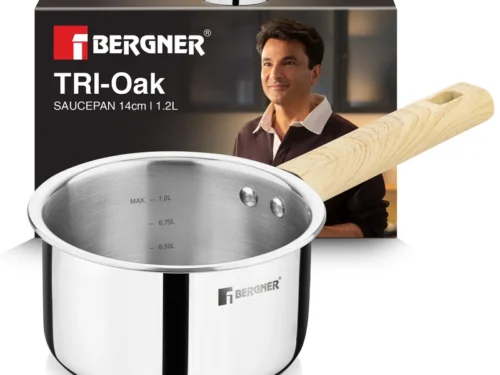 BERGNER TRI-OAK TRIPLY SAUCEPAN 14CM