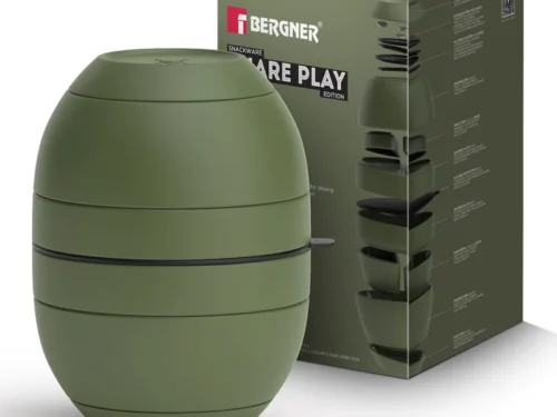 BERGNER SHARE PLAY STONEWARE 19PC SHARE SNACK SET SAGE GREEN