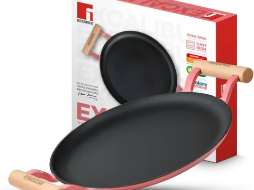 BERGNER CAST IRON DOSA TAWA 30X2.0CM