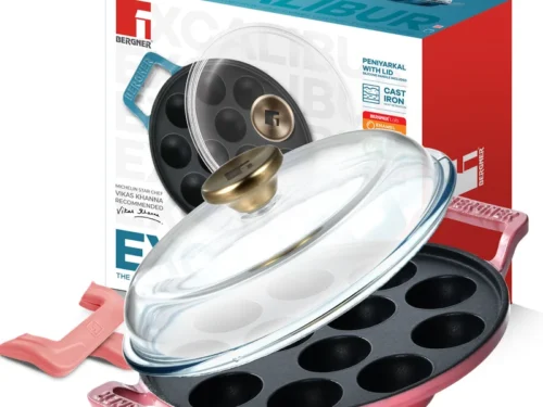 BERGNER CAST IRON PENIYARKAL 22X3.3CM WITH LID
