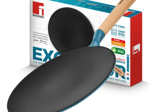 BERGNER CAST IRON DOSA TAWA 28X2.0CM