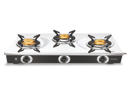 VIDIEM GAS STOVE SS SLEEK 3B