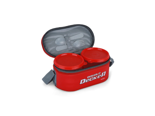 MILTON SOFTLINE LUNCH BOX DOUBLE DECKER(SET OF 4)