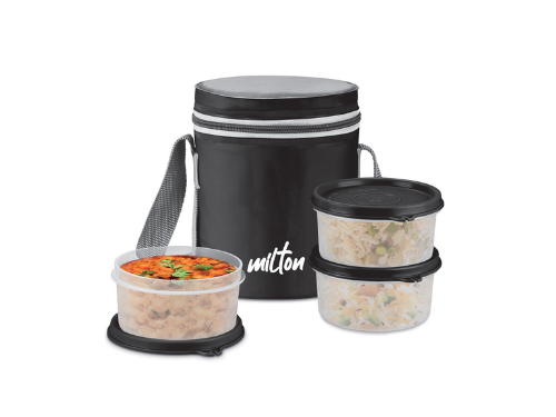 MILTON SOFTLINE LUNCH BOX FOODIE TIFFIN(SET OF 3)