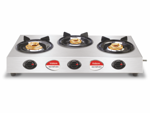 VIDIEM GAS STOVE VECTOR NERO 3B
