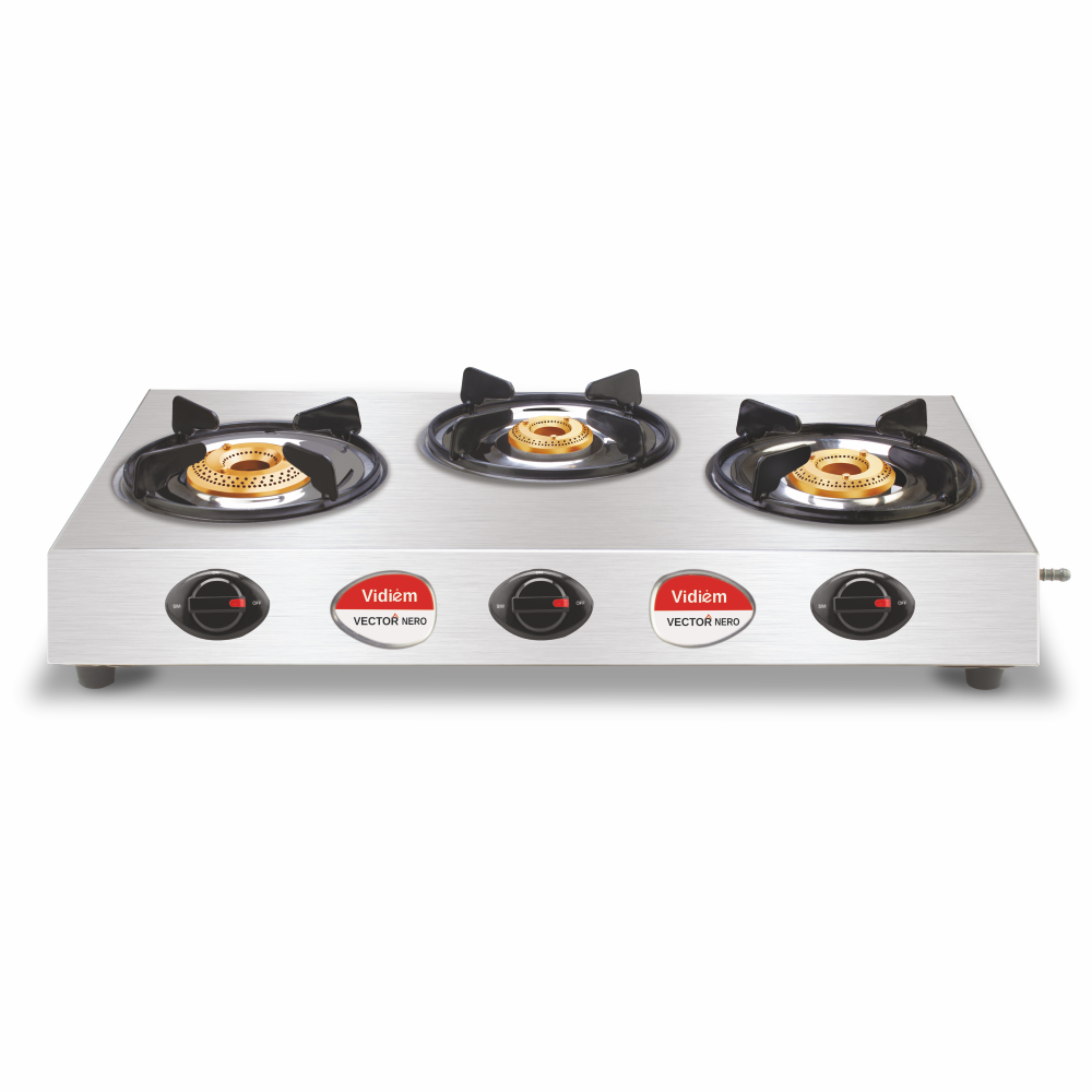 VIDIEM GAS STOVE VECTOR NERO 3B