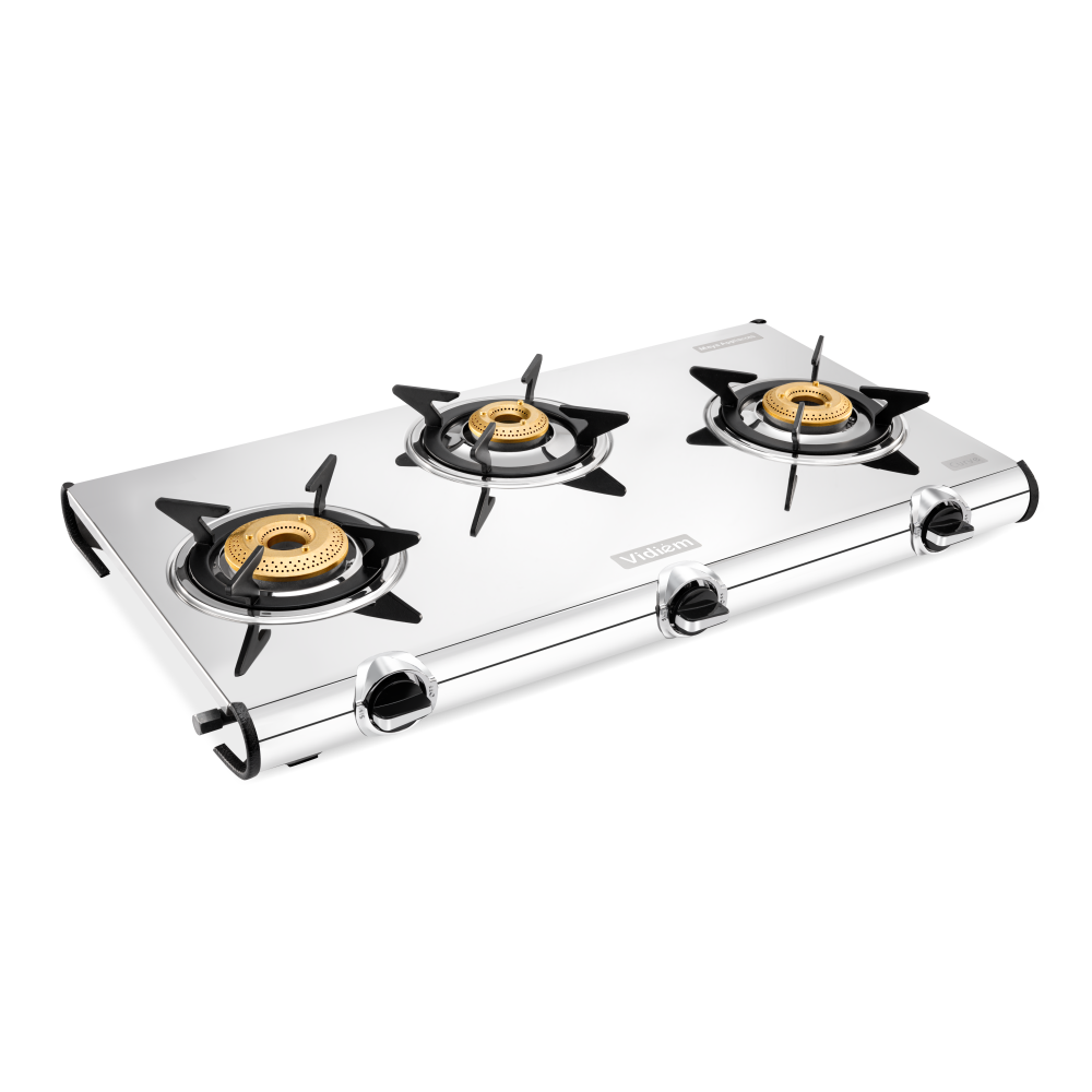 VIDIEM GAS STOVE CURVE 3B SS