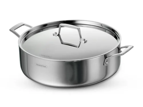 TRAMONTINA AEION CASSEROLE/BIRYANI POT WITH SS LID 30CM