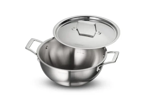 TRAMONTINA AEION DEEP KADAI WITH SS LID 24CM